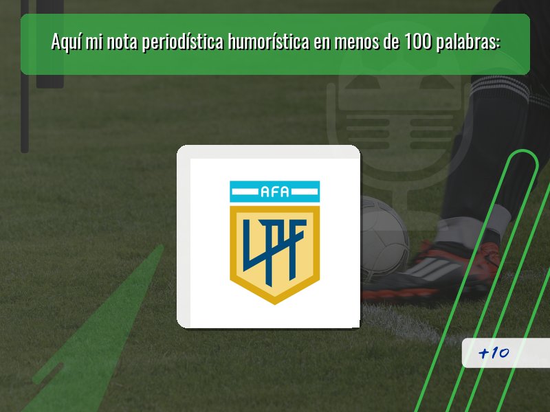 Aquí mi nota periodística humorística en menos de 100 palabras: